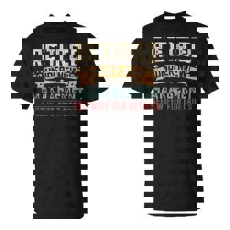 Retired Under New Management See Wife Retirement Men T-Shirt - Thegiftio