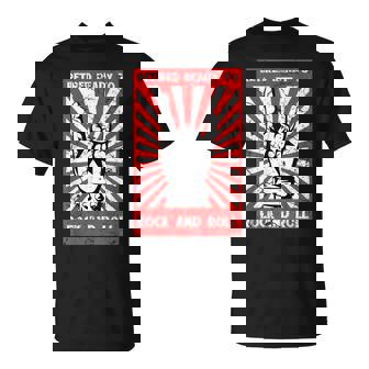Retraité Prêt À Faire Du Rock And Roll T-Shirt - Cadeauxyz