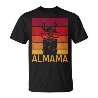 Retro Almama Día De La Madre Mejor Mamá Alpaca Camiseta unisex - Regaloses