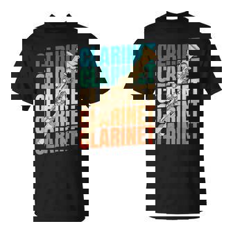 Retro Clarinete Músico Orquesta Músicaintage Clarinetista Camiseta unisex - Regaloses