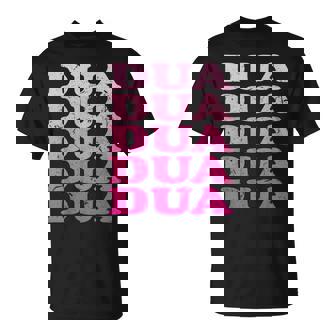 Retro Dua First Name Personalized Dua Groovy Vintage T-Shirt | Seseable CA