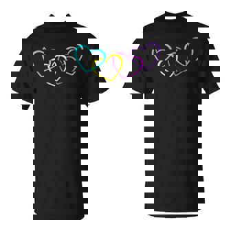 Retro Frühlingommeralentin Retro Herz Herzen Nie Kind T-Shirt - Geschenkecke
