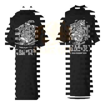 Retro Game Day Camouflage Old Camo Football Season Boys T-Shirt | Mazezy