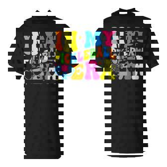 Retro Groovy In My Pickleball Era Pickleball Player T-Shirt - Thegiftio