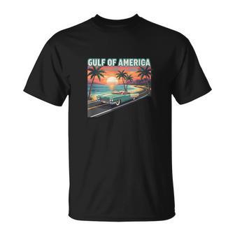 Retro Gulf Of America Est 2025 Vintage Usa Patriot T-Shirt - Monsterry
