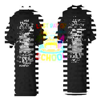 Retro Last Day Of School End Of School Bus Driver We Out T-Shirt | Mazezy