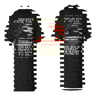 Retro Operation Midnight Hammer With American Flag T-Shirt | Mazezy