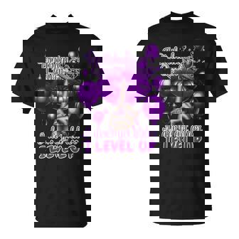 Retro Purple Birthday Queen I Dont Get Older I Level Up T-Shirt - Monsterry
