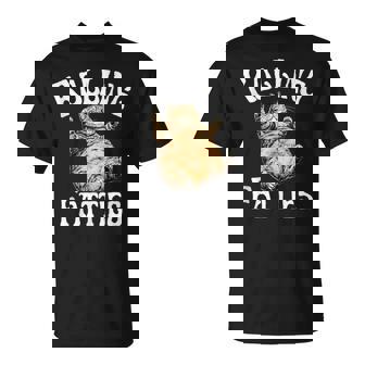 Retro Rolling Fatties Cat Fat Kitten Fathers Day T-Shirt - Monsterry