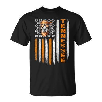 Retro Tennessee Throwback Vintage Tn Usa Flag T-Shirt - Thegiftio UK