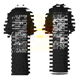Retro-Vintage-Klassiker Lustige Autografik Für Papaatertag 2025 T-Shirt - Geschenkecke