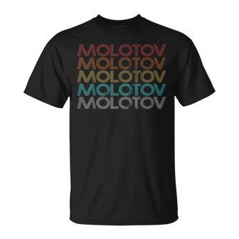 Retro Vintage Molotov T-Shirt - Thegiftio UK