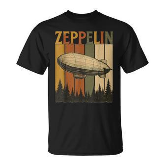 Retro Zeppelin Airship Vintage Rock Style For Men T-Shirt - Thegiftio UK
