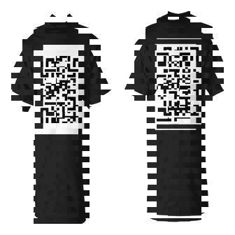 Rickroll Qrコードリンクミーム Tシャツ - Kawaiitshirt