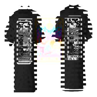 Ritual Gótico Y Demoníaco Del Tarot De La Muñeca Del Diablo Camiseta unisex - Regaloses