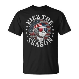 Rizz The Season 4Th Of July George Washing N Boys T-Shirt - Thegiftio UK