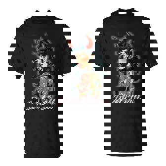 Rockabilly Devil Girl Pin Up Estilo Tatuaje Retro De Los Años 50 In Mangas Camiseta unisex - Regaloses