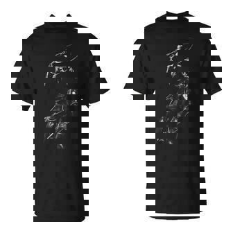 Rodeo Cowboy Horse Rider In Midnight Western T-Shirt - Thegiftio