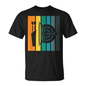 Ropa Deportivaintage Con Arco Y Flecha Para Practicar Tiro Con Arco Camiseta unisex - Regaloses