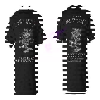 Ropa Divertida Feminista Aqua Tofana Apothecary Cuello Camiseta unisex - Regaloses