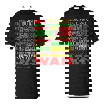 Ropa Rasta Etiopíaelassie I Roots Reggae Adulto Negro Multicolor Manga De Doble Puntada Tema Reggae Camiseta unisex - Regaloses