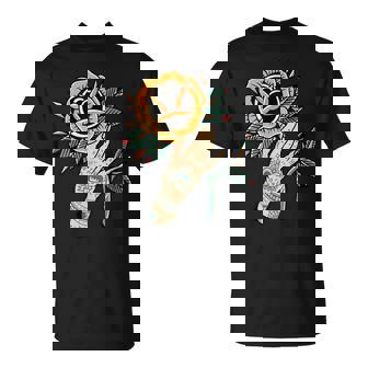 Rosa X Tatuaje Mano Camiseta unisex - Regaloses