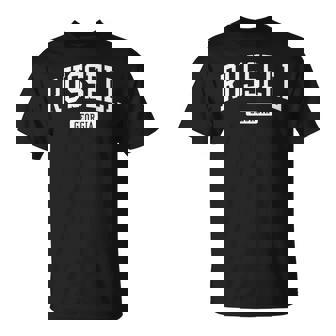 Russell Georgia Ga ビンテージ アスレチック スポーツデザイン Tシャツ - Kawaiitshirt