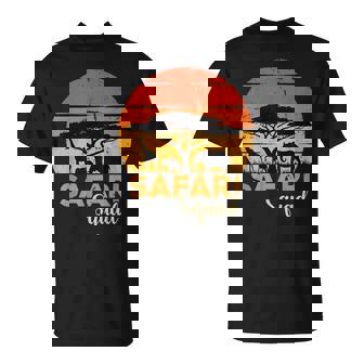 Safari Squad Safari Animals Wildlife Matching Family Zoo T-Shirt - Thegiftio