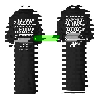 Salesforce開発者 卒業 卒業生 新しい仕事を読み込んでいます Tシャツ - Kawaiitshirt