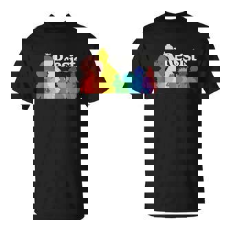 Save PBS Resist Rainbow Character Graphic T-Shirt | Mazezy