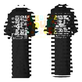 School's Out Forever Retired Teacher Retirement 2025 T-Shirt - Thegiftio UK