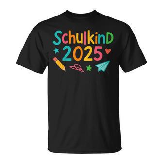 Schulkind 2025 Zur Einschulung T-Shirt - Geschenkecke