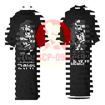 Scp-096 「シャイガイ」ホラーアートデザイン Tシャツ - Kawaiitshirt