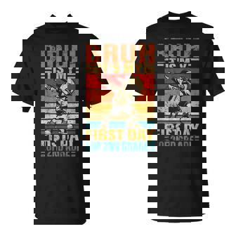 Second Grade Dabbing Boy Bruh It's My First Day Of 2Nd Grade T-Shirt - Thegiftio
