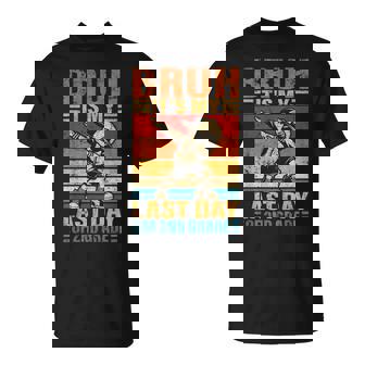 Second Grade Dabbing Boy Bruh It's My Last Day Of 2Nd Grade T-Shirt - Thegiftio