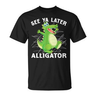 See Ya Later Alligator- Boy Toddler Crocodile T-Shirt - Thegiftio UK