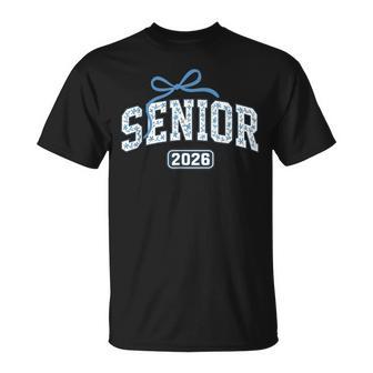 Senior 2026 Graduation Floral Pattern T-Shirt - Thegiftio UK