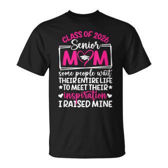 Senior 2026 Mom Class Of 2026 Mother Proud Senior 2026 Mama T-Shirt - Thegiftio