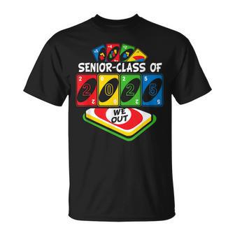 Senior Graduate Class Of 2025 We-Out Uno Graduation T-Shirt - Thegiftio