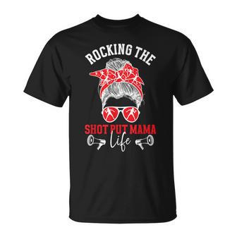 Shot Put Mama Life Shot Put Mom Shot Putter Mother T-Shirt - Thegiftio UK