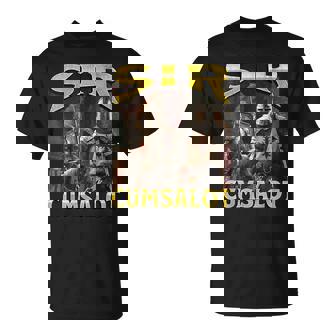 Sir Cumsalot Offensive Knight Meme Bootleg Graphic T-Shirt - Seseable
