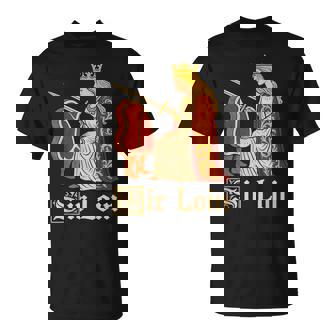 Sir Loin Sirloin Knight Pun Meme T-Shirt | Mazezy