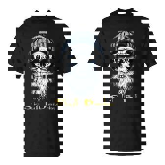 Skull Barbu Tête De Mort Crâne Barbe Cadeau T-Shirt - Cadeauxyz