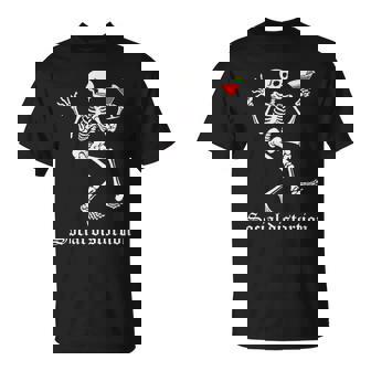 Social Distortions スケルトン ドリンクパーティー ミニマリスト Tシャツ - Kawaiitshirt