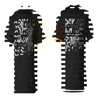 Sorry Can’T 99 Nights Bye In The Forest Gamer Merch T-Shirt - Seseable