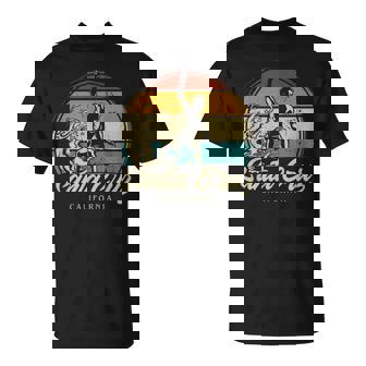Souvenir Retrointage De La Ciudad Deanta Cruz California Camiseta unisex - Regaloses