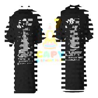 Soy 7 Cumpleaños Capibara Fiesta 7º Cumpleaños Niños Capibara Camiseta unisex - Regaloses