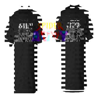 Spider Aunt Birthday Halloween Costumes T-Shirt - Thegiftio