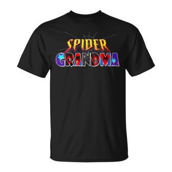 Spider Grandma Birthday Halloween Costumes T-Shirt - Thegiftio UK