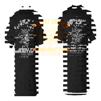 Spooky Island Est 2002 Amusement Park Skull Halloween T-Shirt - Thegiftio UK